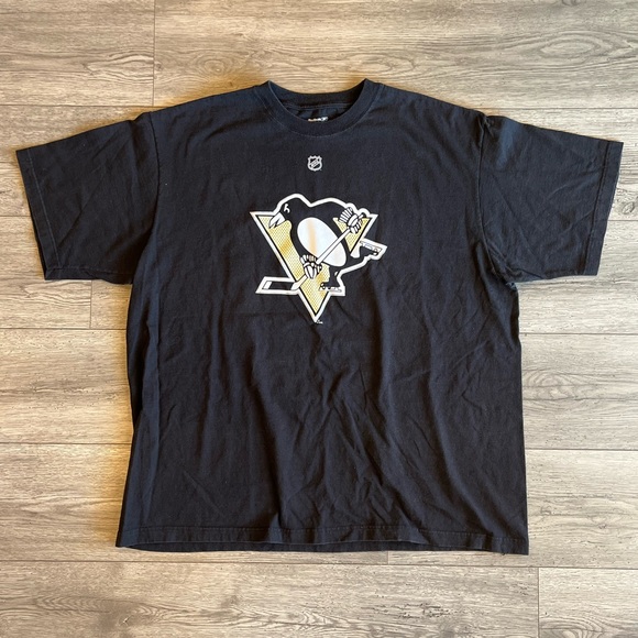 Reebok NHL Pittsburgh Penguins Marc-André Fleury #29 Unisex Short Sleeve T-Shirt - Picture 1 of 5